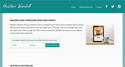 Desktop Screenshot of heatherwardell.com